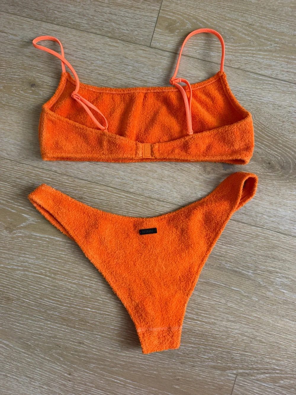 Triangl Swim Orange Terry Swim Top